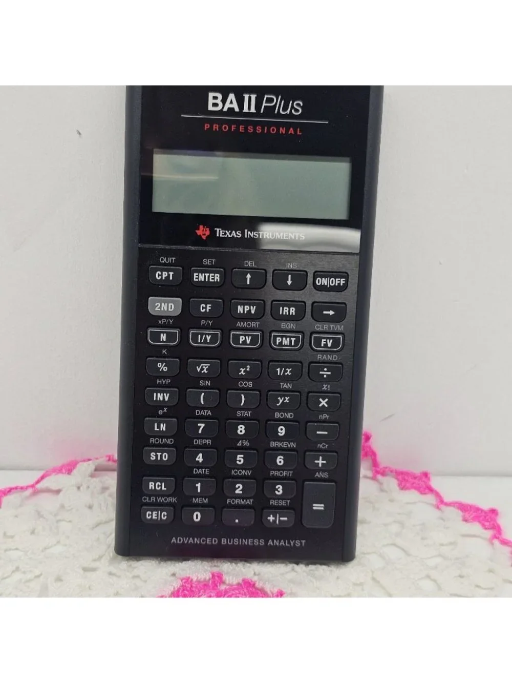 Texas Instruments BA II Plus Advanced Business Analyst Calculator Tested Works - Picture 1 of 9